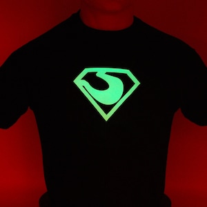 Kryptonian Shirt #4 Glow-in-the-Dark Mark of General Zod Emblem Logo Shield