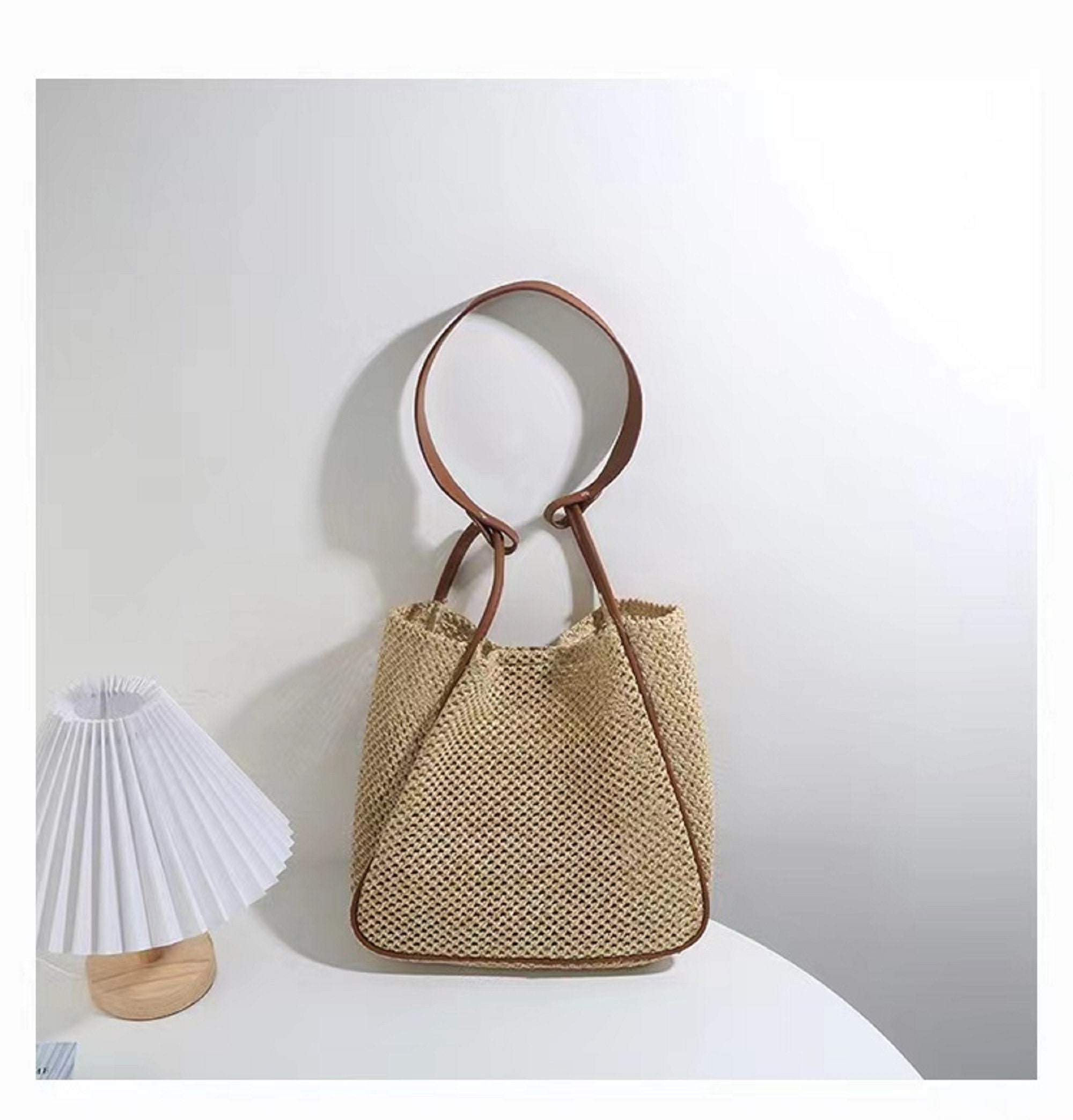 2022 new retro French straw bag all-match large-capacity woven bag