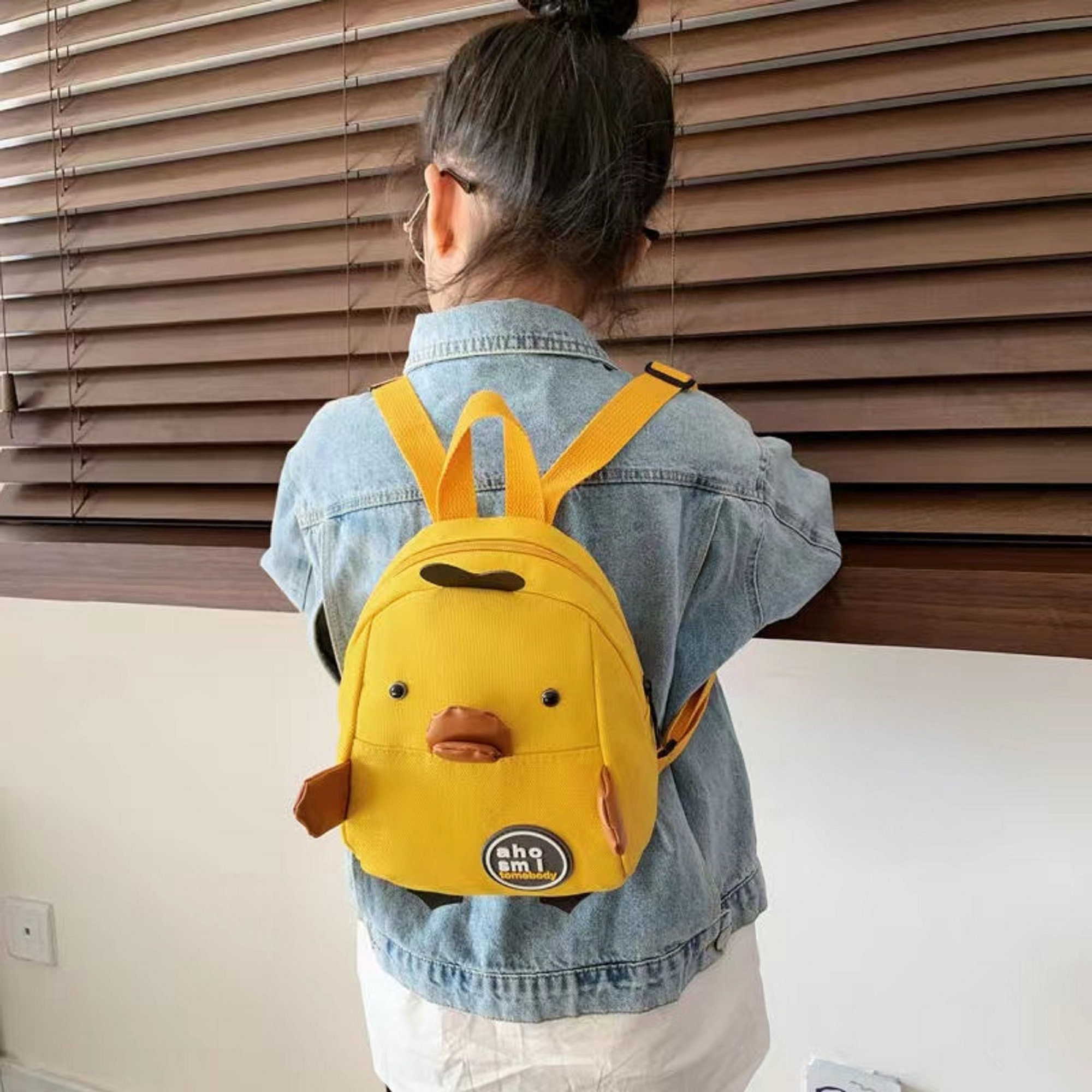 Red Hi 9 Shop Cute Cartoon Unisex Baby 1~3 Years Backpack Shoulder Bag Anti-lost Baby 