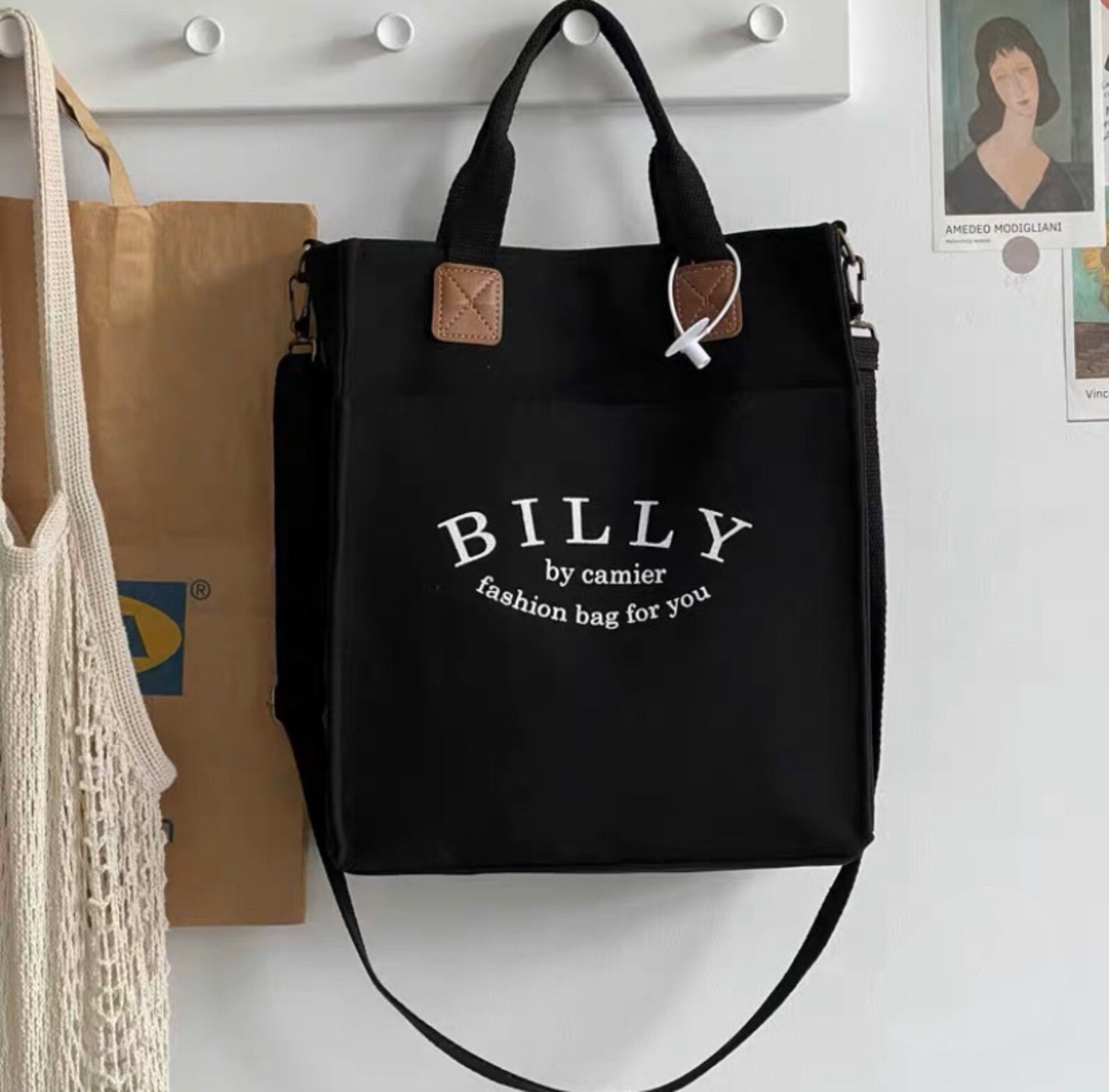 Zipper Original Design Commuter Thickened Canvas Bagliterary - Etsy