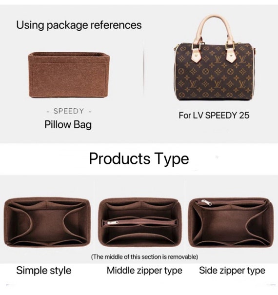 LOUIS VUITTON - SPEEDY BANDOULIÈRE 25 - ORGANIZER