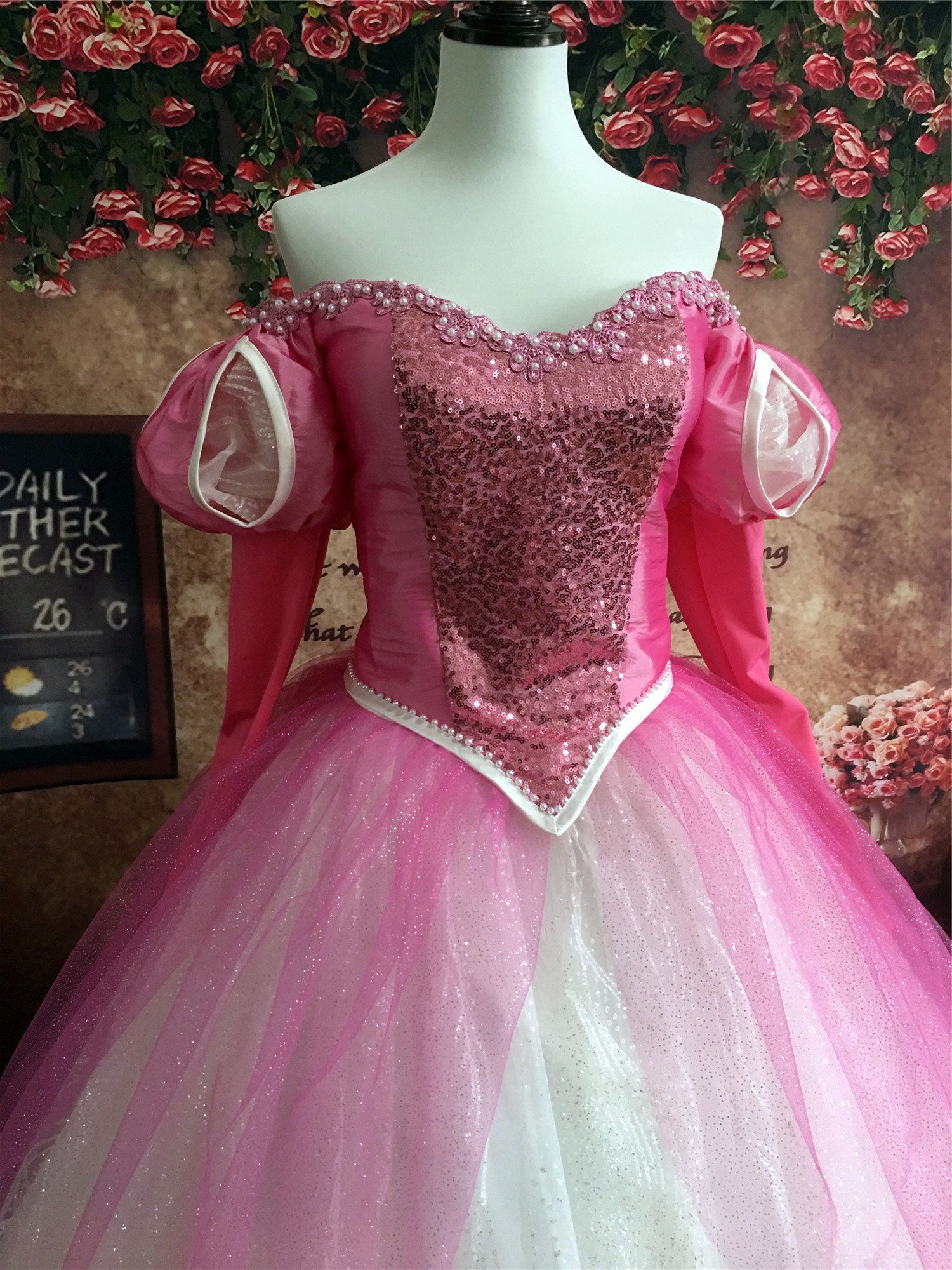 pink ariel dress