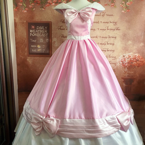 Vestido rosa de Cenicienta Disfraz de Cenicienta rosa