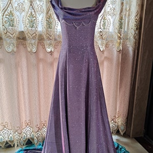 ariel's purple sparkly dress I made Ariels Purple victory dress from the end of the animated movie! The full making of video is already up on my youtube so go check it out! #littlemermaid #littlemermaidcosplay #ariel