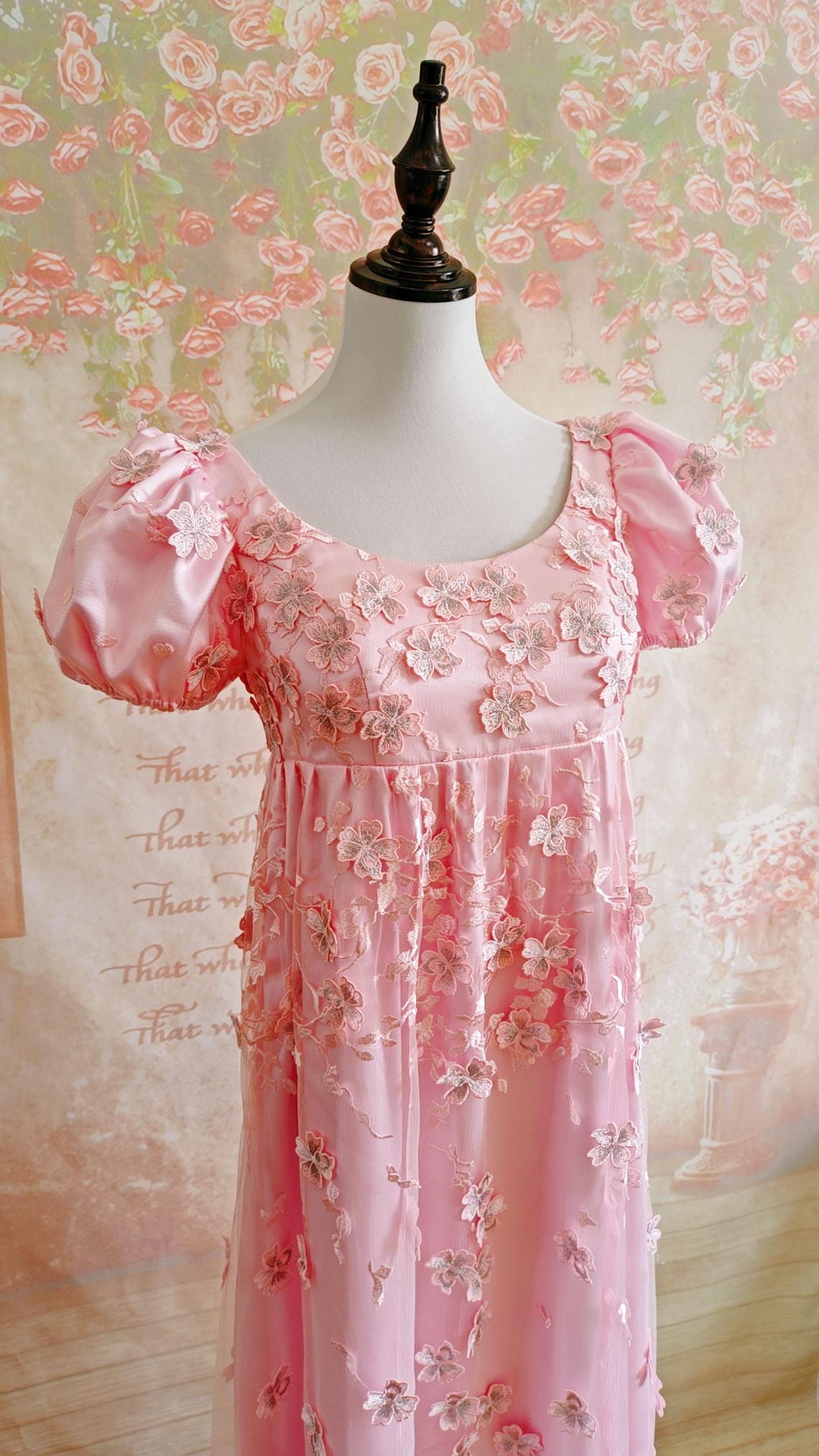Pink Regency Daphne Dress Pink Regency Dress Gown Cosplay Costume - Etsy