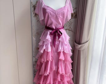 Purple Hermione Dress Cosplay Costume Yule Ball Dress Costume