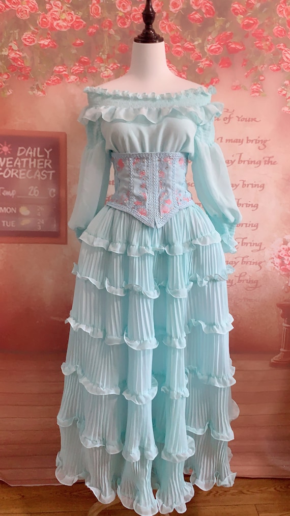 ashley lauren blue prom dress Ashley Lauren 11371 One Shoulder Prom Pageant Dress Cape 16 / Sky