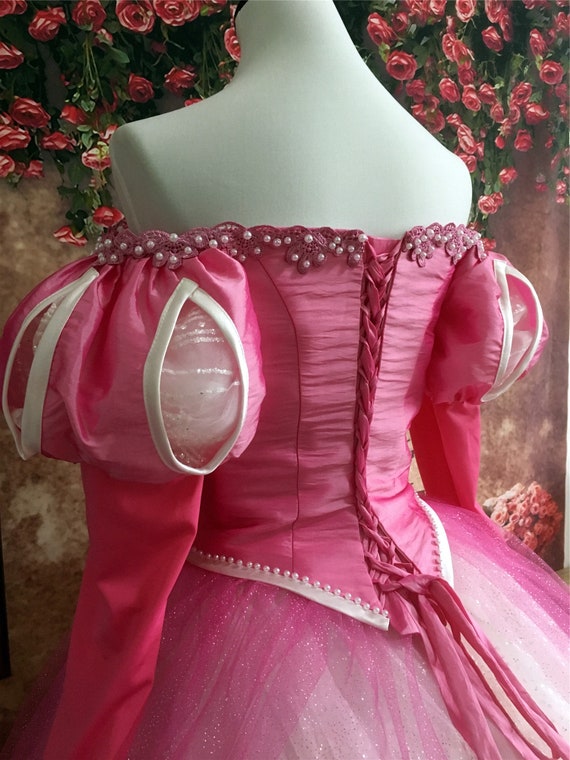 ピンクのアリエルドレスコスプレ衣装 - Etsy 日本