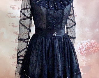 lydia deetz black dress costume Lydia Deetz Wedding Dress Head Knocker Beetlejuice 2 Action Figure NECA
