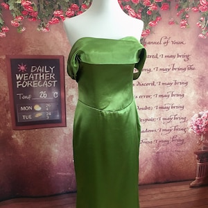 Christina Burlesque Ali Green Dress Cosplay Costume