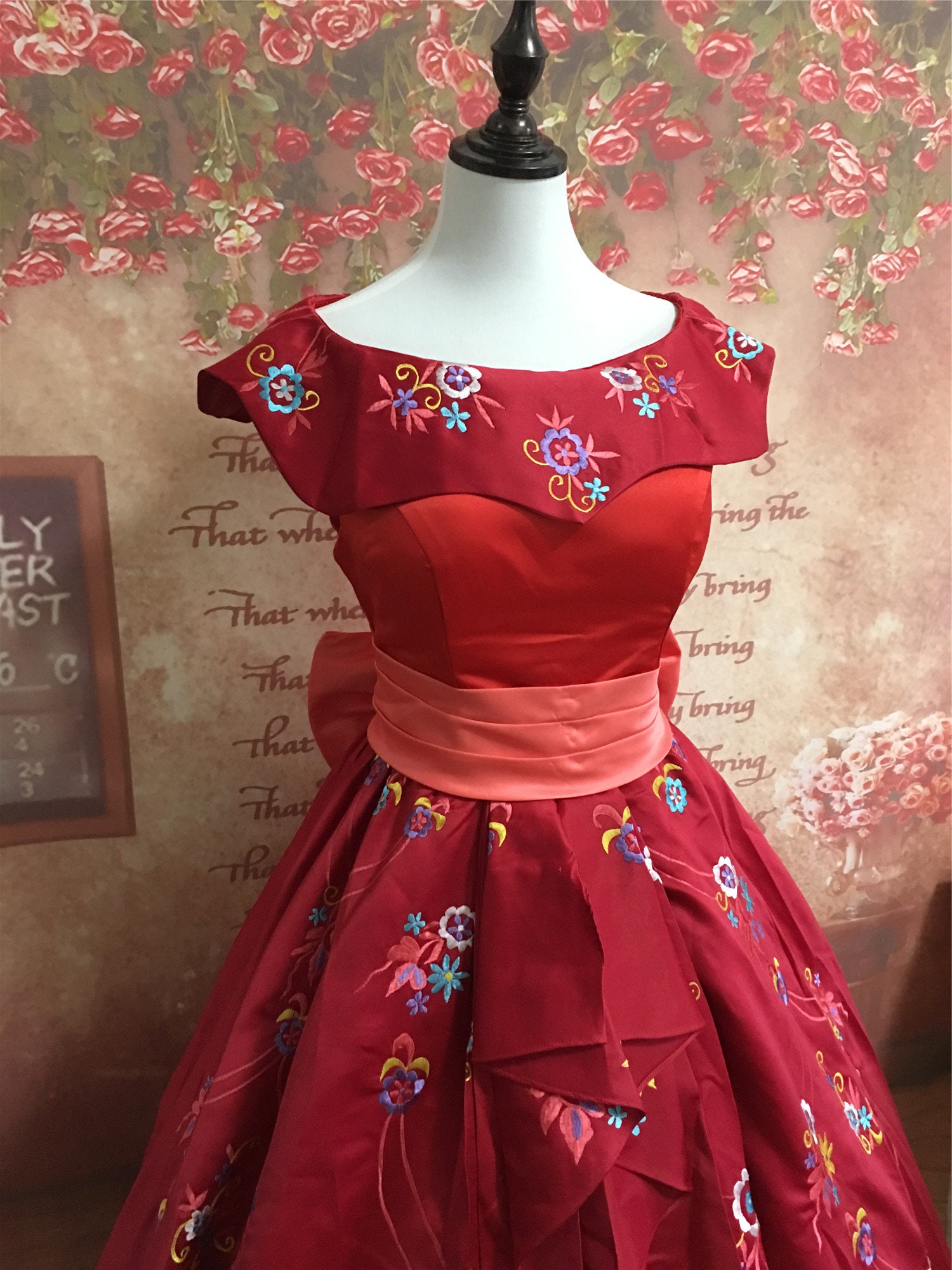 Disfraz de Elena de Avalor vestido bordado de Elena disfraz de Cosplay Etsy Espana