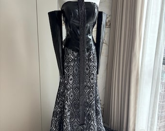 padme leather dress Padm's corset gown- costume analysis