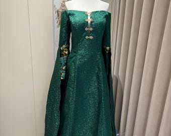 sansa stark green dress Sansa Stark Dress cosplay Costume – MJcostume