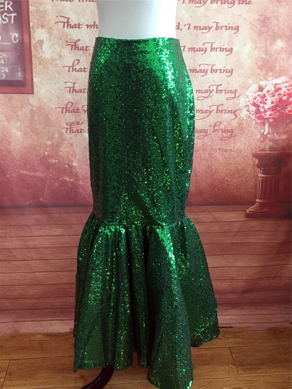 DIY Fishtail Mermaid Skirt with Train for Belly Dance, Halloween &  Festivals - SPARKLY BELLY