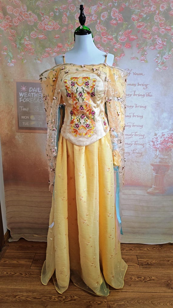 Yellow Padme Summer Meadow Dress Picnic Dress Cosplay Costume - Etsy Norway Yellow Padme Summer Meadow Dress Picnic Dress Cosplay Costume - Etsy Norway