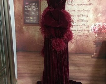 Scarlett O'Hara Red Dress Scarlett O'Hara Costume Gone with The Wind Dress Scarlett O'Hara Red Dress Scarlett O'Hara Costume Gone with The Wind Dress