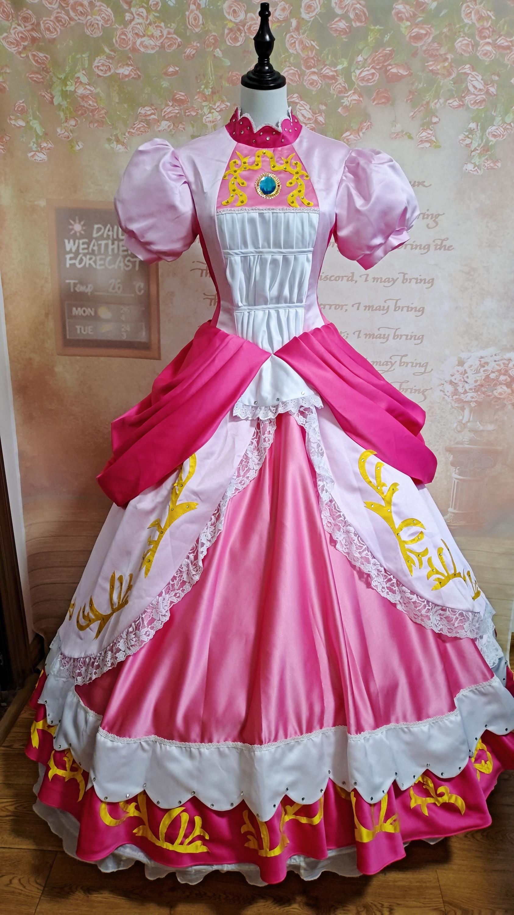 strapless open back dress Adult Aerith Cosplay Costume FF7 Remake Aerith Gainsborough Dress Flor   Sun Baby