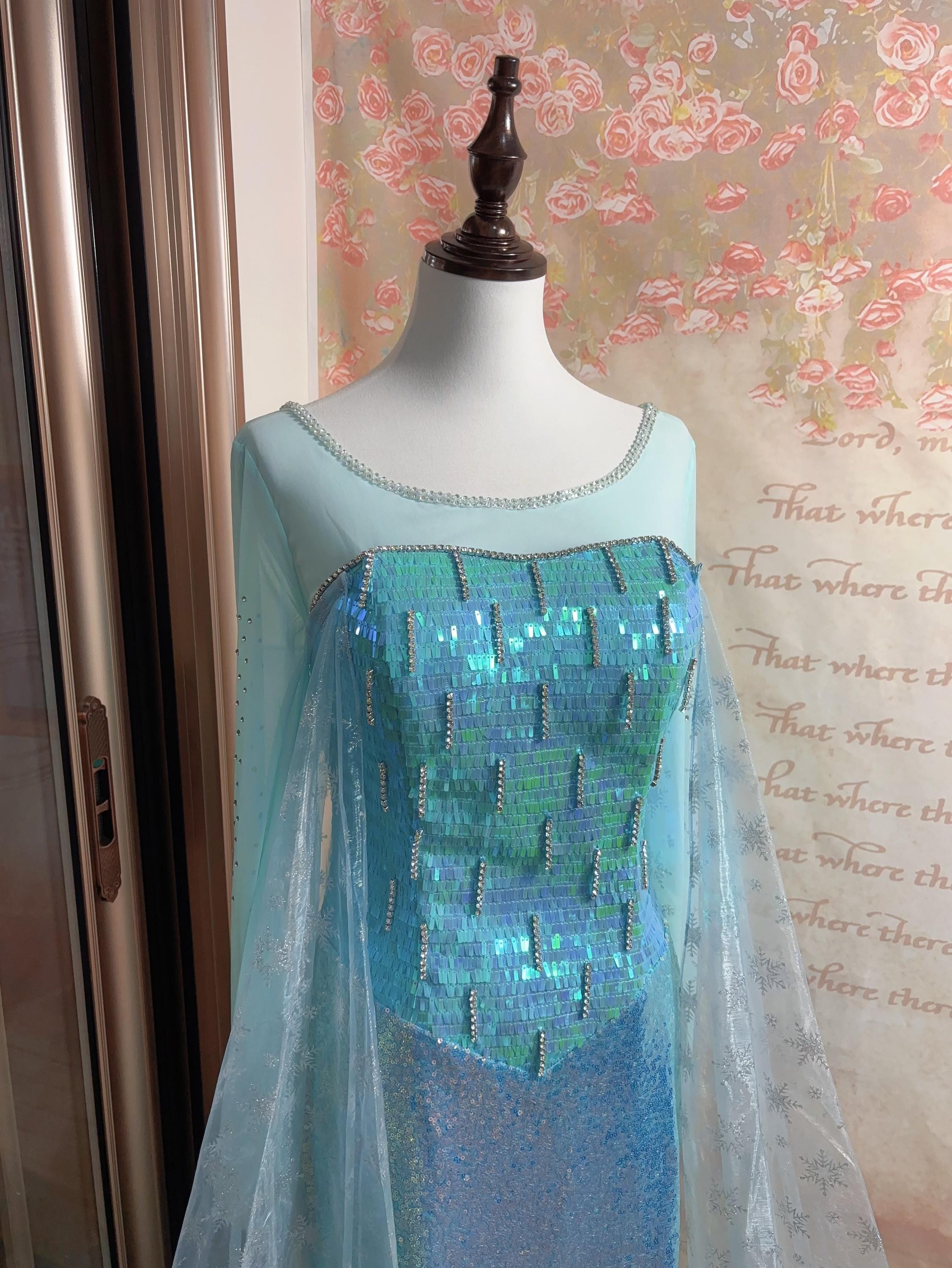 Regina Delle Nevi Costume Carnevale Elsa Bambina Vestiti Carnevale