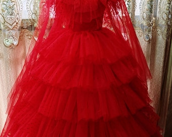 Lydia Red Dress Cosplay Costume