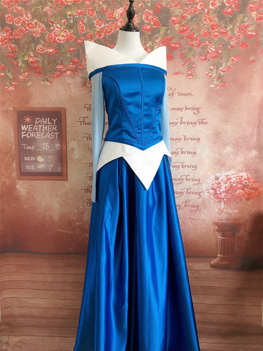 Princess aurora blue dress hot sale