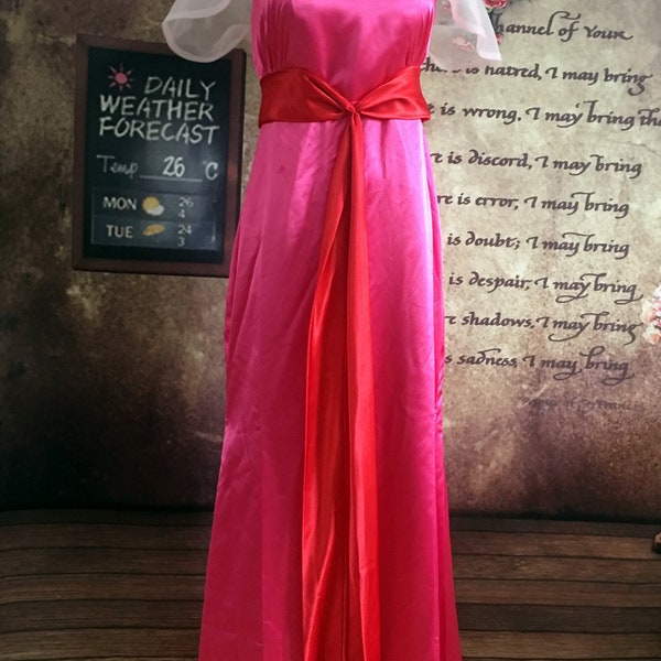 Giselle pink dress cosplay costume