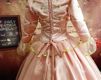 Anneliese Pink Dress Cosplay Costume