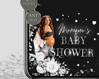 Personalized Baby Shower Snapchat Filter: Social Media Lens