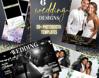 フォトブース、ミラーブース、6 つのデザインのセット、シングル