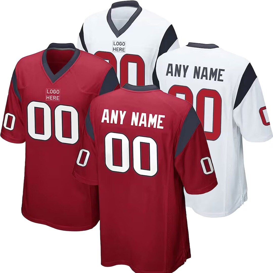 Houston Jersey Football Houston Game Jersey Custom Football Etsy
