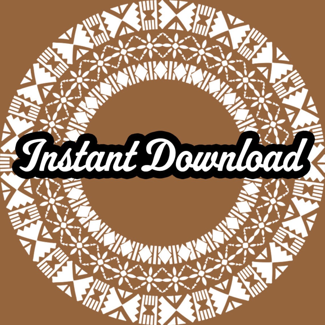 FIJIAN CIRCLE PATTERN Png, Svg - Etsy