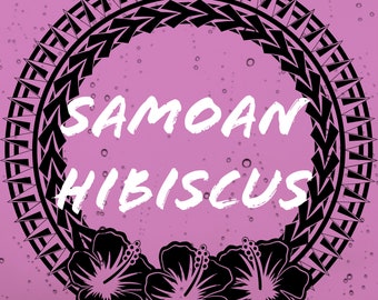 Samoan Hibiscus Circle Patterns