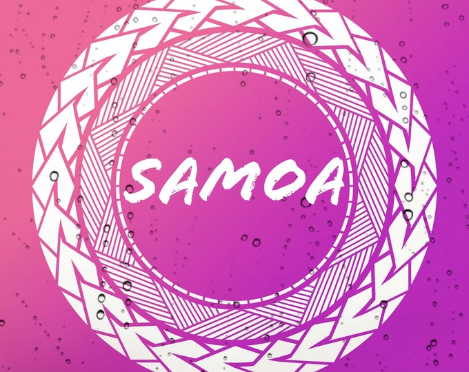 Samoan Circle Pattern - Etsy Australia