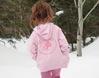 Ski Like a Girl Toddler Hoodie