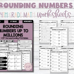 Worksheet on Rounding Numbers