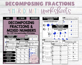 Decompose the Fractions (4.NF.B.3)
