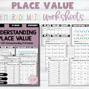 Worksheet for Place Value