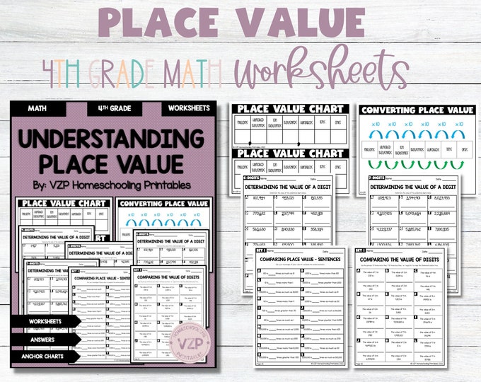 Math Counting Activity, Printable Kids Place Value Math Game, Count by ...
