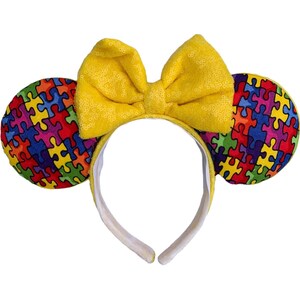 Mouse Ears Autism Awareness Mouse Ears Headband
