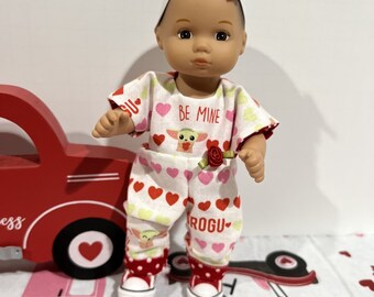 Caring for Baby Romper Grogu Valentine's Day