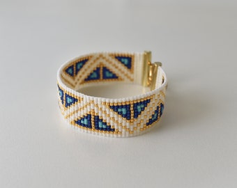 Perlen Webstuhl Muster | Loom Armband Muster | PDF Sofort-Download | Digitales Schnittmuster | Perlen-Webstuhl Armband | Armband Muster
