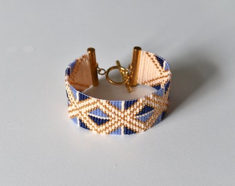 Patrón de telar de cuentas / Patrón de pulsera de telar / Patrón PDF de descarga instantánea / Patrón digital / Pulsera de telar de cuentas / Patrón de pulsera