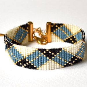 Wzór na bransoletkę z koralików Loom, Bransoletka Loom, Wzór na bransoletki z koralików Loom, Wzory Loom, Wzory bransoletek z koralików Loom, styl klasyczny