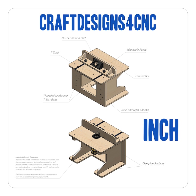 Template For Router Table Top DIY Router Table Plans: Compact Benchtop Design (PDF Download) - Etsy