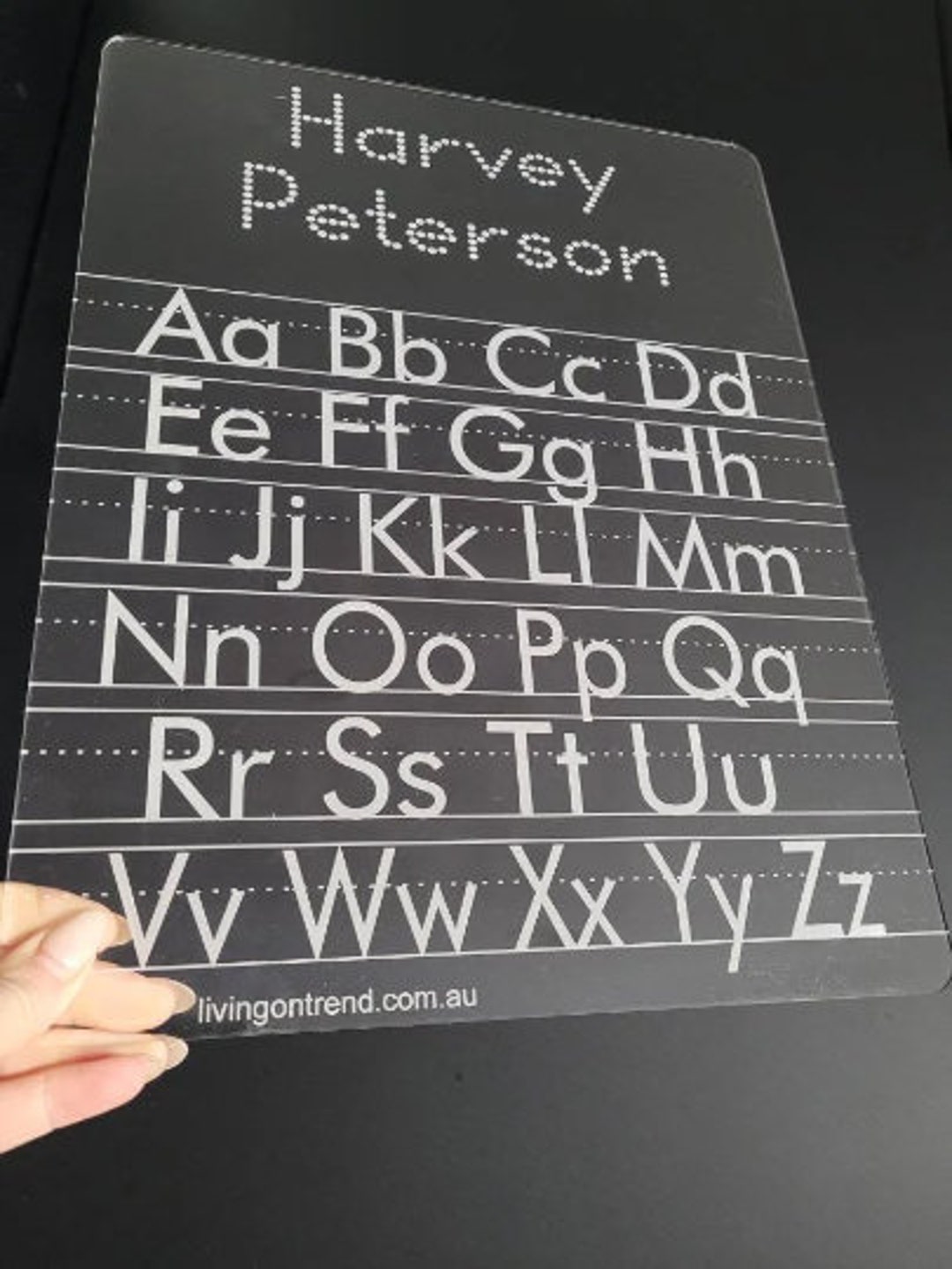 Acrylic Tracing Board, Tracing Name Board, Kids Learning Tools, Kids Tracing, Personalised Kids