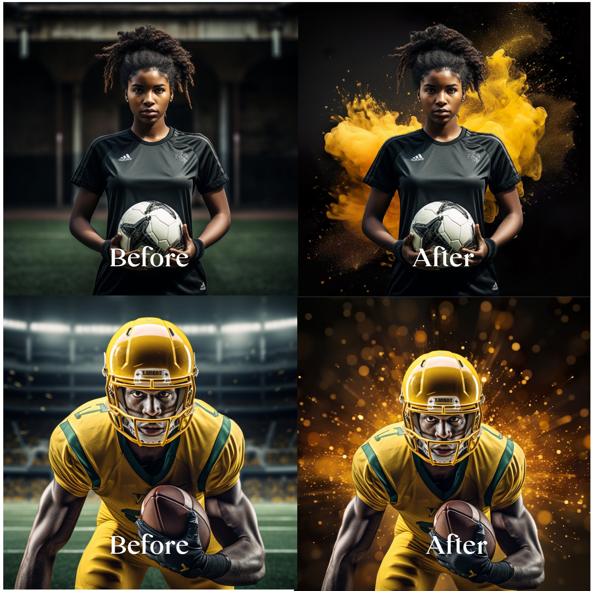 Yellow Sports Background Sports Backdrop Particle Explosion Etsy