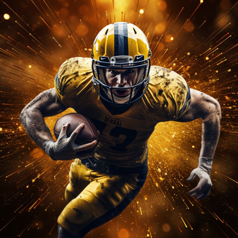 Yellow Sports Background Sports Backdrop Particle Explosion Etsy