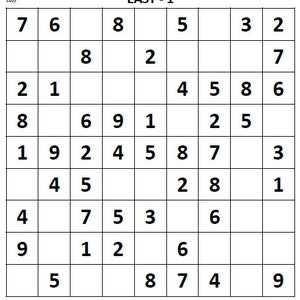 Sudoku Puzzles Printable, Sudoku Printable, Sudoku Large Print, Sudoku ...