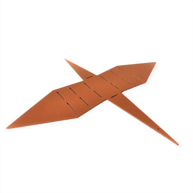 Modern Metal Origami Crane Rose Gold Artwork Sculpture Etsy UK