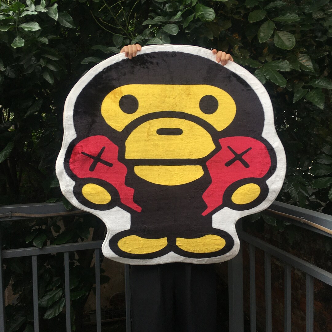Bape01 Baby Rug Monkey Custom Area Rugs Floor Carpets for Etsy