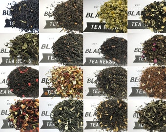 Loose Tea Sampler Packs - Pick Any Blend - Tea Filters Included...